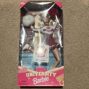 New in box 1996 vintage Oklahoma University Barbie Doll